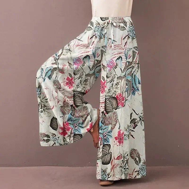 Calça Pantalona Botânica