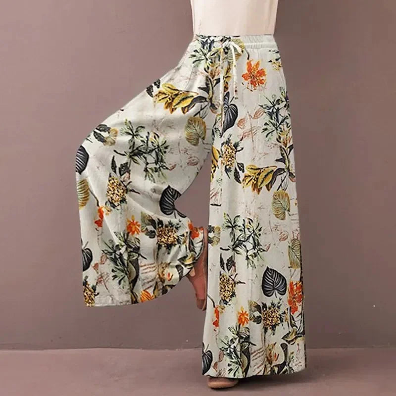 Calça Pantalona Botânica