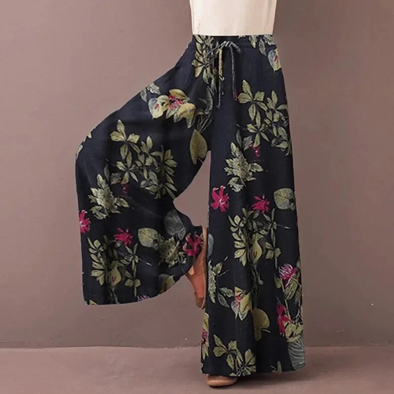 Calça Pantalona Botânica